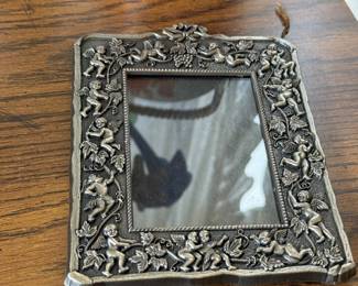 Vintage picture frame, silver