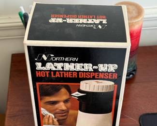 vintage Northern Lather-Up Hot Lather Dispenser from the 1970s