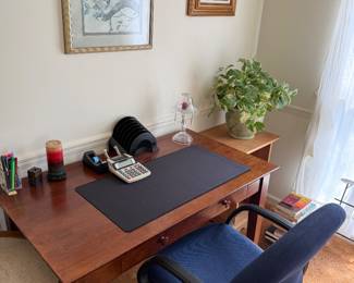 Desk with Drop Front Keyboard Drawer