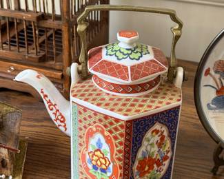 Vintage Dolphin China Enchantment Japan Tea Pot