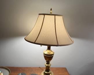Vintage Brass Table Lamp