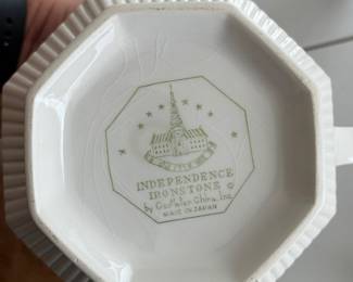 vintage Nikko Independence Ironstone teapot