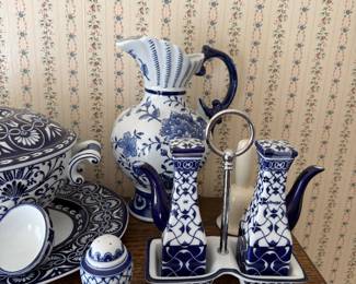 Various vintage pieces by Bombay Company