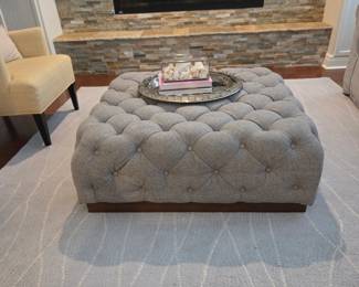 Plateau Cocktail Ottoman-Chess 43"X43"X16.5"height