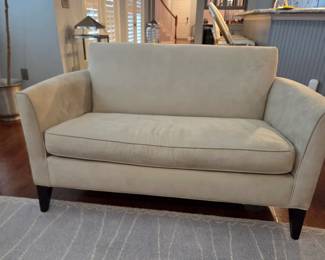 Light Grey Settee 54"wide X 28"deep X 33"height