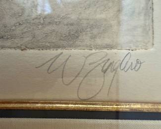 Art 5/250 Messages signed William Zingaro Born 1936