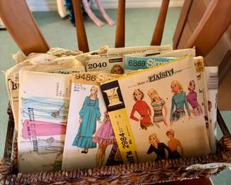 Vintage sewing patterns