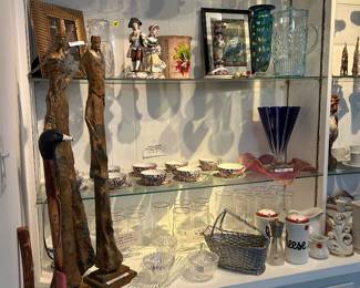 Vintage statues and collectibles