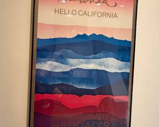 Arthur Secunda 'Hello California' Exhibition Poster