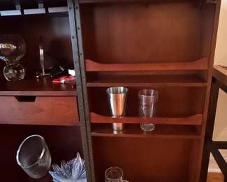 Vintage Expandable Bar Cabinet