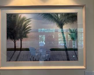 Diane Romanello "Palm Bay" Framed Print