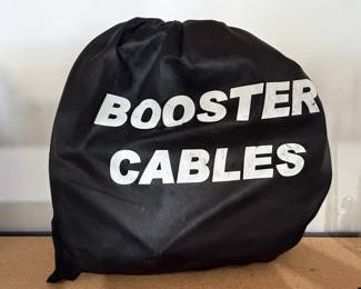 Automotive Booster Cables in Carrying Bag