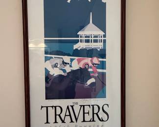 1994 Travers Stakes 125th Running Commemorative Poster by Greg Montgomery