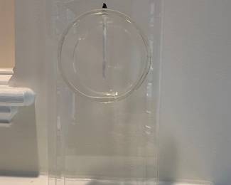 Vintage G.J. Fedden Lucite Table Clock