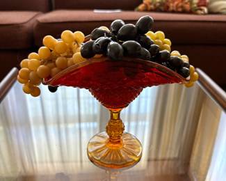 Vintage Fenton Amberina Glass