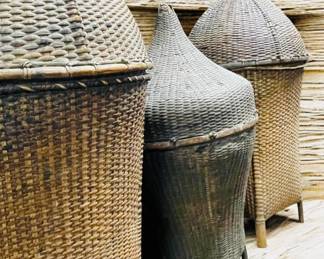 vintage hillttribe baskets