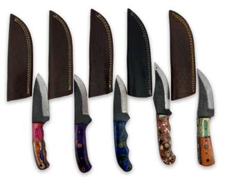 5pc Hunting Knife Collection