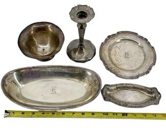 5pc Sterling Silver Tableware Set