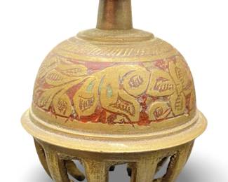 Beautiful Antique Indian Brass Elephant Claw Bell