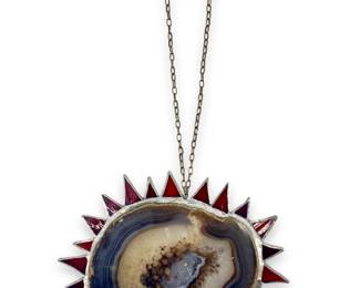 Agate Slice Sun Catcher Wall Art