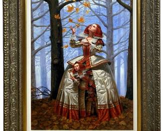 Signed Michael Cheval “Enigma II" Dye Sublimation