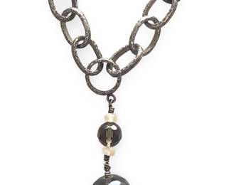 Sultry Sterling Silpada Smokey Quartz Necklace