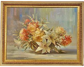 Armenian Signed Beautiful Oil on Canvas