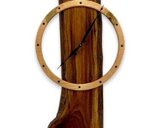 Vintage Carl Wagner MCM Wooden Wall Clock