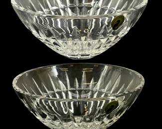 2pc Marquis by Waterford Crystal Bowls