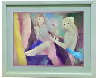 "Femmes au chien" By Marie Laurencin