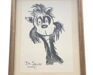 Dr. Seuss If I Ran The Zoo Ink Illustration
