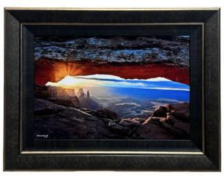 Signed Robert Gertz Mesa Arch, Utah Photo Giclee