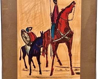 Limited Lithograph "Don Quixote" Nissan Engel