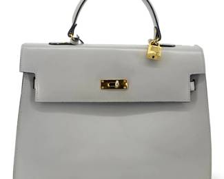 French Condotti Gray Hand Purse