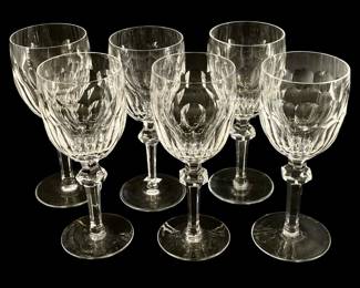 6pc Waterford Curraghmore Crystal Goblets