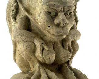 Stoneware Ceramic Gargoyle Garden Statue
