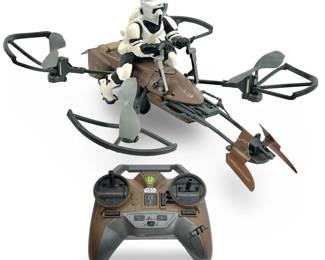 Vtg Star Wars Imperial Aratech 74-Z Speeder Bike