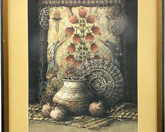 Signed Garegin Davtyan Ink on Paper Etching