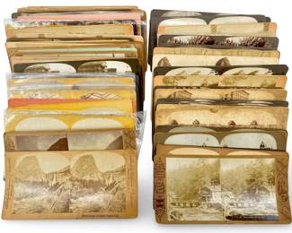 Antique Stereoscope Card Collection