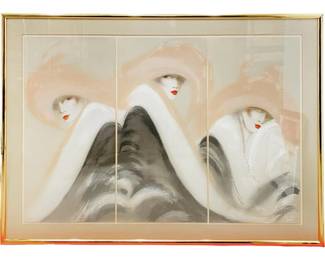 Huge Limited Vicky Montesinos Lithograph