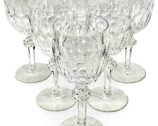 6pc Waterford Curraghmore Crystal Wine Glasses
