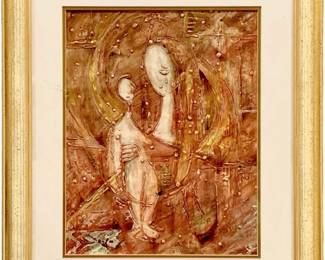 Mixed Media “Motherhood" By Sargsyan Hrant