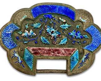 Chinese Enameled Metal Ornament