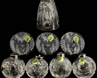 8pc Times Square Collection Waterford Ornaments
