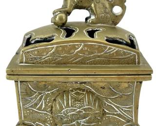 Vintage Japanese Brass Incense Burner