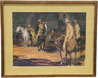 “Just Outside Coffeville" James Colt Signed