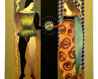 John Martinez "Romeo and Juliet" Poster in Lacquer