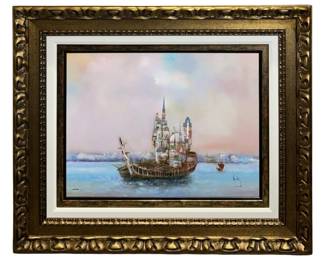 Signed Bernard Louédin Lithograph