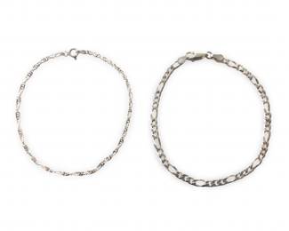 (2) Awesome Sterling Silver Bracelets