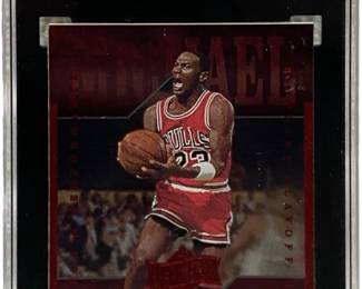 Graded 1999 Michael Jordan UpperDeck Playoff card